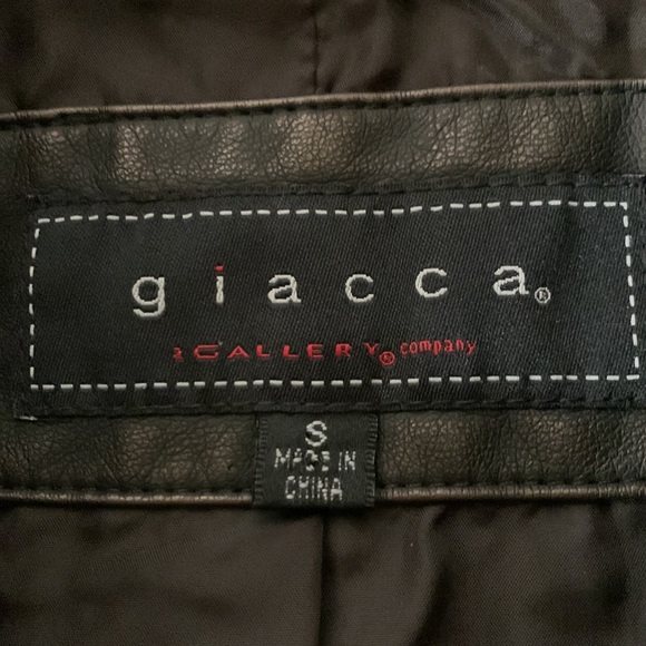 Giacca Antique Bronze Full Zip Jacket Ruffle Trim Pleated Lower Back Size Small - Picture 4 of 6